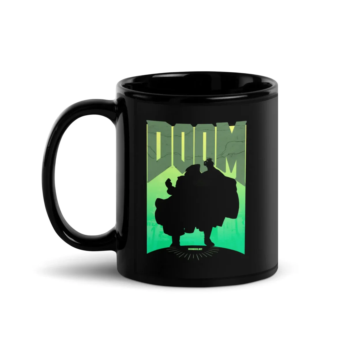 Caneca Preta “Doom Infernal” doctor doom doutor destino