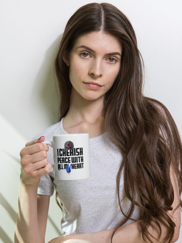 Caneca “Peace Cheia de Coração”