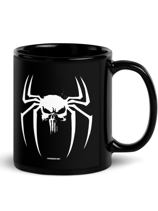 Caneca preta “Justiça Aranha”