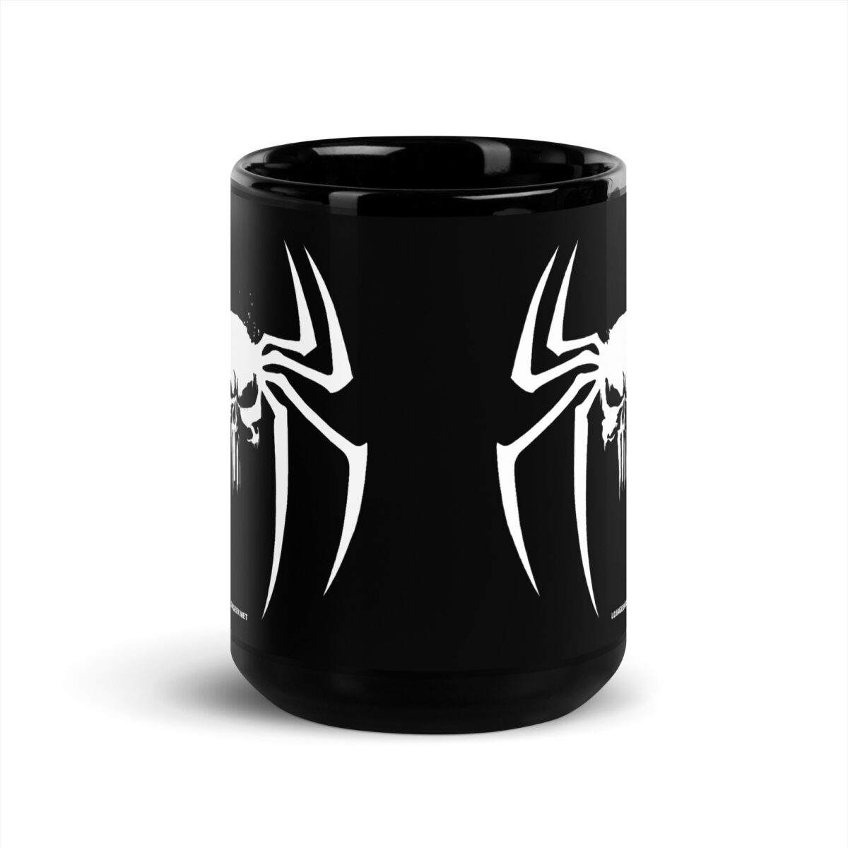Caneca preta “Justiça Aranha”