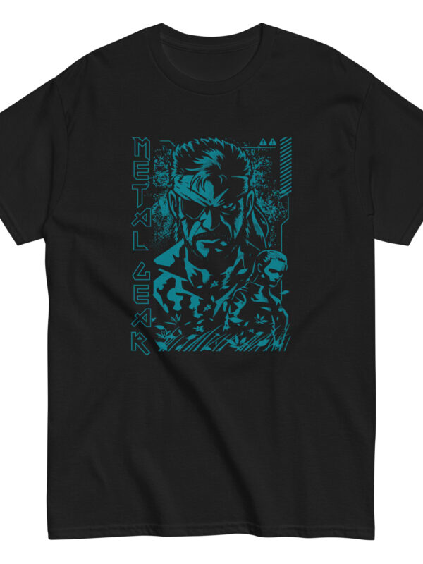 T-Shirt "Metal Gear Snake" (Azul)