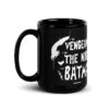 Caneca preta “A Vingança, A Noite, The Bats”