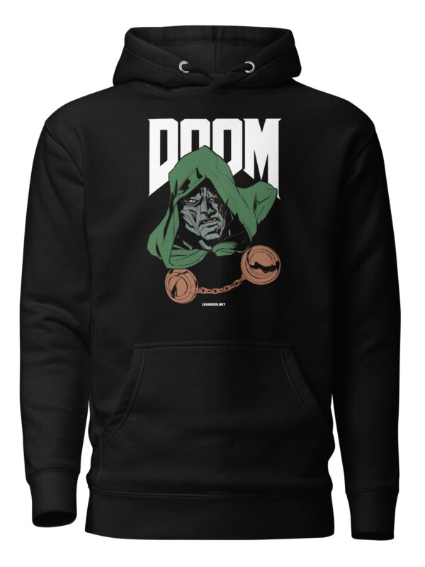 Camisola com capuz "Doom Rocks!"