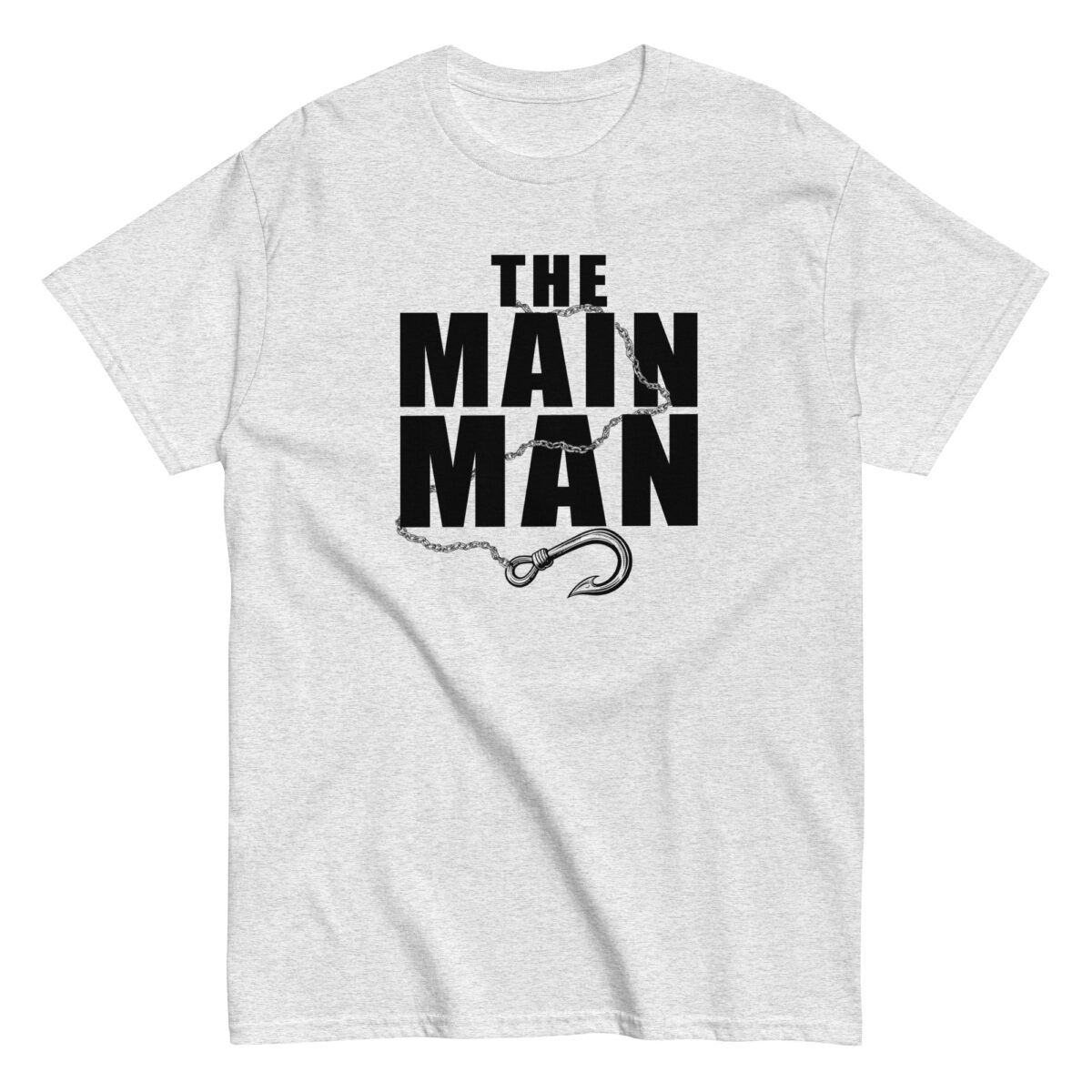unisex-classic-tee-ash-front-6974aa55142af.jpg T-Shirt Lobo "The Main Man"