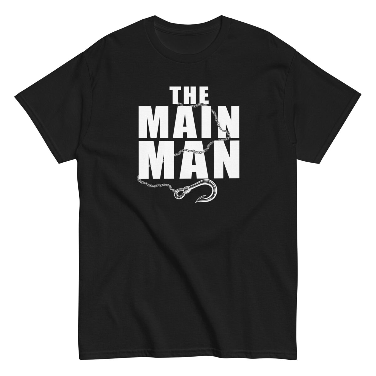 unisex-classic-tee-black-front-6974aaeeccd55.jpg T-Shirt Lobo "The Main Man"