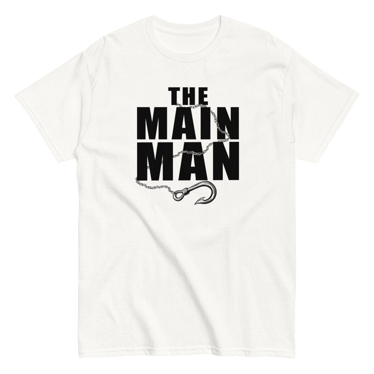 unisex-classic-tee-white-front-6974aa5510b95.jpg T-Shirt Lobo "The Main Man"