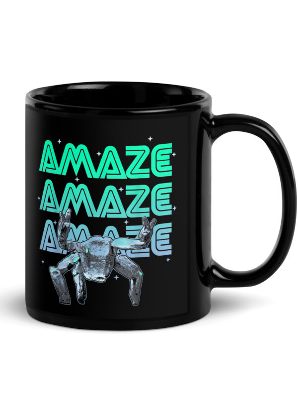 black-glossy-mug-black-11-oz-handle-on-right-69c67c605954d.jpg Caneca preta "Amaze"