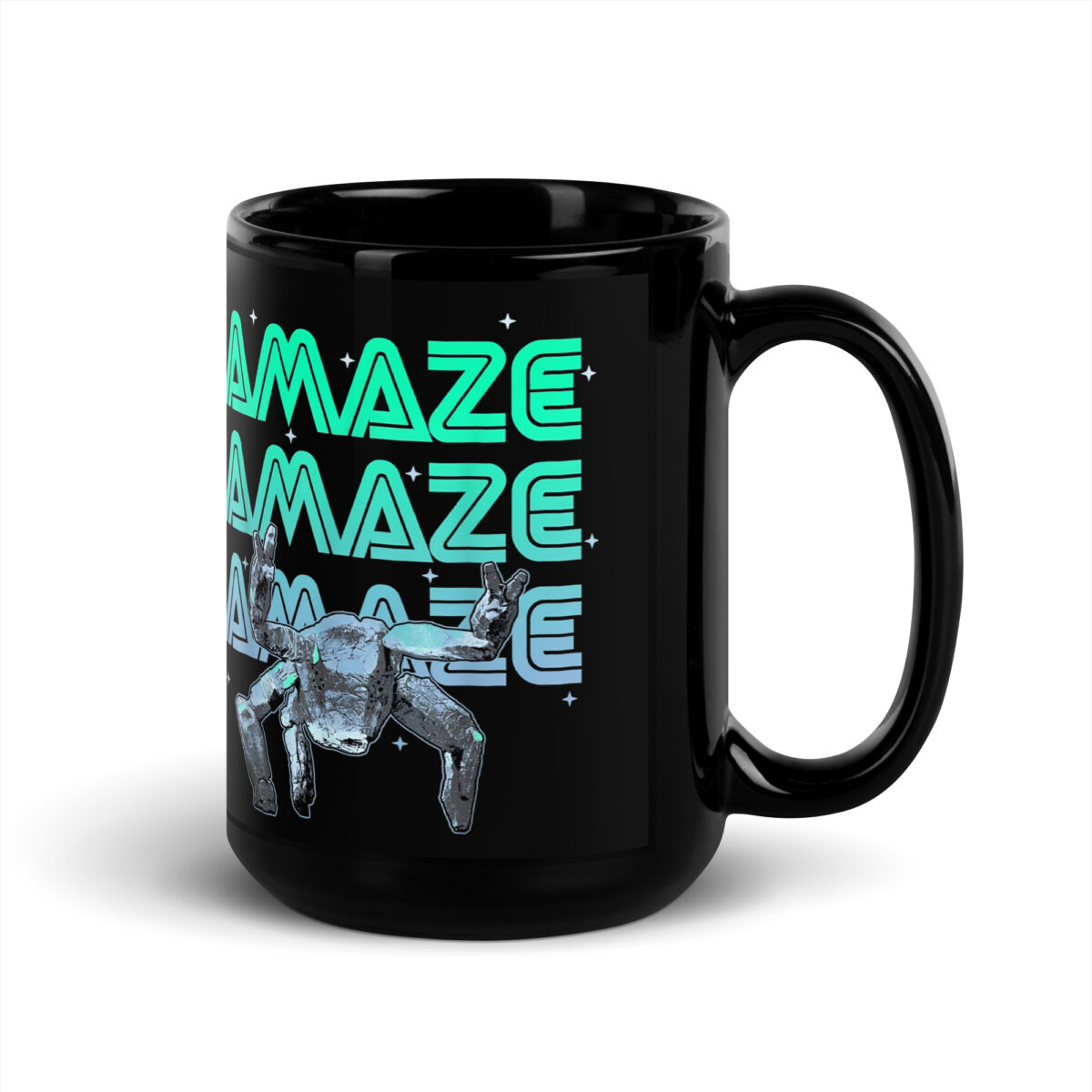black-glossy-mug-black-15-oz-handle-on-right-69c67c605aece.jpg Caneca preta "Amaze"