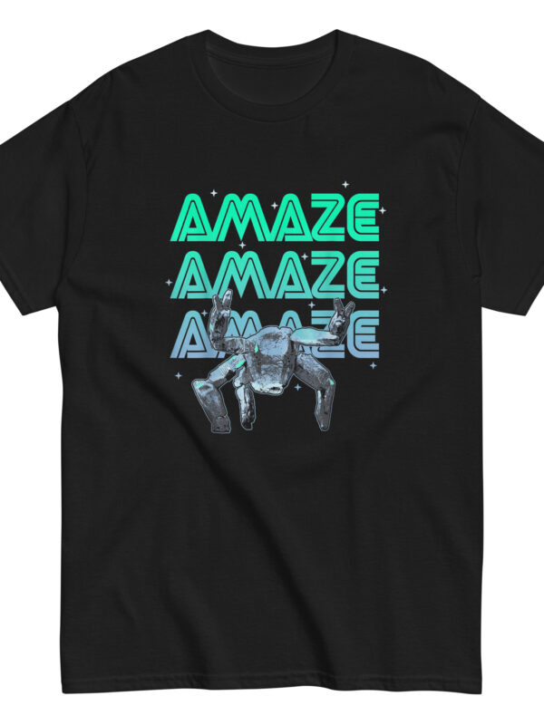 unisex-classic-tee-black-front-69c678d06aded.jpg T-Shirt "Amaze"